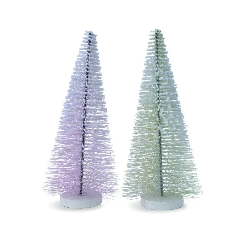 RETIF Arbre Cone Enneige L 16 X H 40 Cm - Rose Ou Vert Outlet