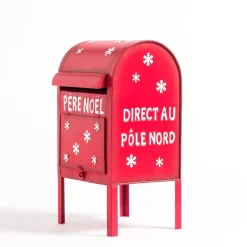 RETIF Boite Aux Lettres Pere Noel En Metal Rouge L 27 X P 27 X H 52 Cm Sale