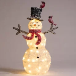 RETIF Bonhomme De Neige 50 Leds Blanc Chaud H 120 Cm Online