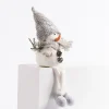 RETIF Bonhomme De Neige Blanc Et Gris Assis H46 Ou 56Cm - 2 Modeles Possibles Discount