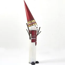 RETIF Bonhomme De Neige En Metal L 27 X P 18,5 X H 90,5 Cm Clearance