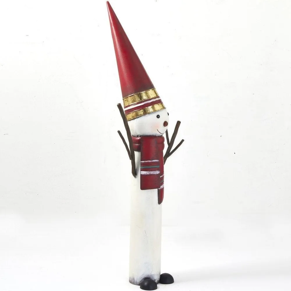 RETIF Bonhomme De Neige En Metal L 27 X P 18,5 X H 90,5 Cm Clearance