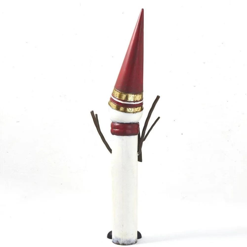 RETIF Bonhomme De Neige En Metal L 27 X P 18,5 X H 90,5 Cm Clearance