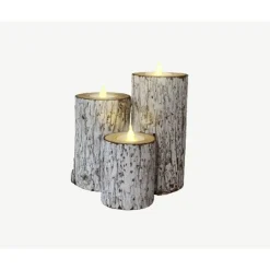 RETIF Bougie Led Tronc D'Arbre Cheap