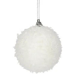 RETIF Boule De Neige O10Cm Blanc Paillete Fashion