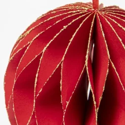 RETIF Boule En Papier Rouge O 10 Cm Fashion