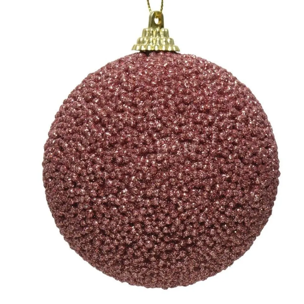 RETIF Boule Perles Et Paillettes Vieux Rose O8Cm Shop
