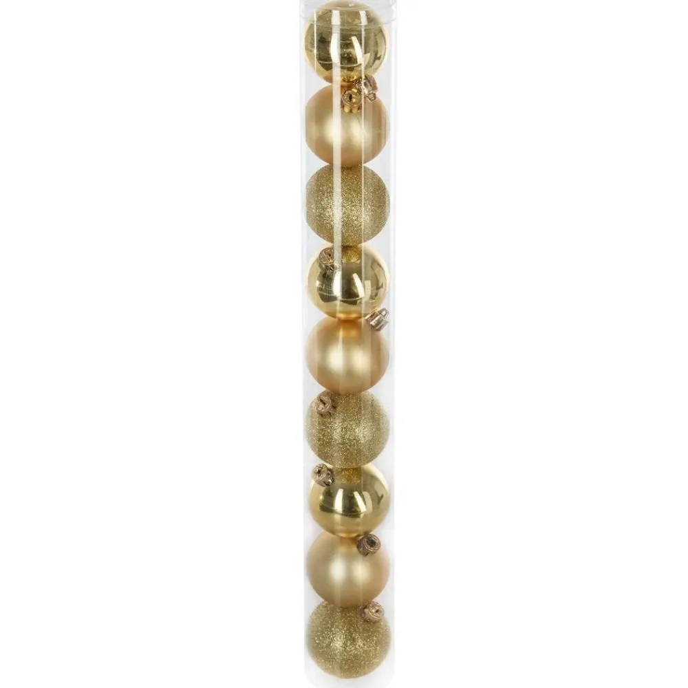 RETIF Boules De Noel Or Assorties O6Cm - Par 9 Cheap