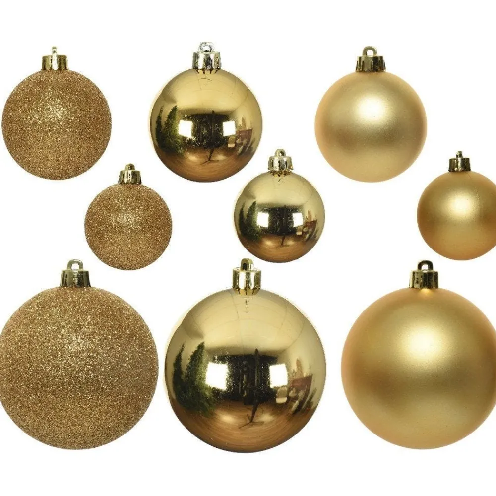 RETIF Boules Incassables Or Assorties O4 A 6Cm - Boite De 30 Shop