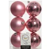 RETIF Boules Incassables Rose Gold Brillant-Mat-Paillettes Mix O8Cm - Par 6 New