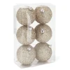 RETIF Boules Roses Glitter O 10 Cm - Boite De 6 Sale