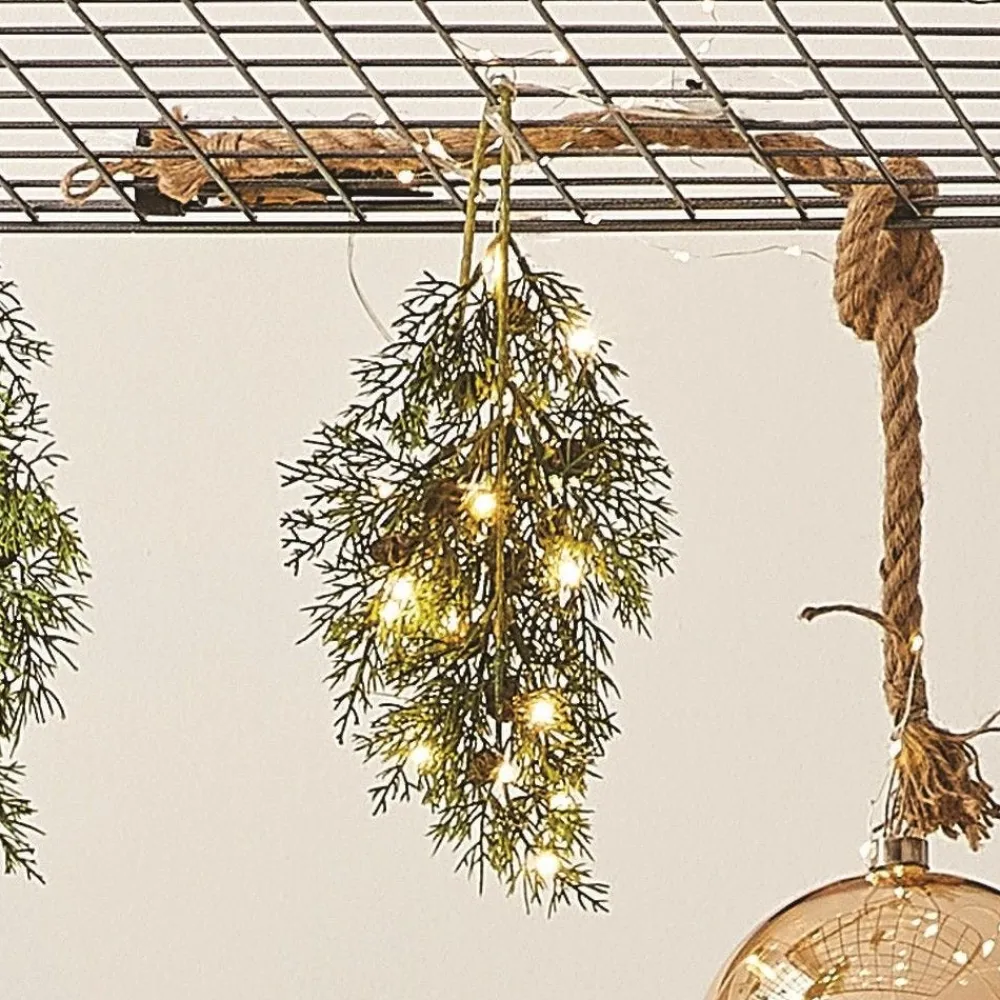 RETIF Branche Sapin Et Pommes De Pins Avec Led H 50Cm Clearance