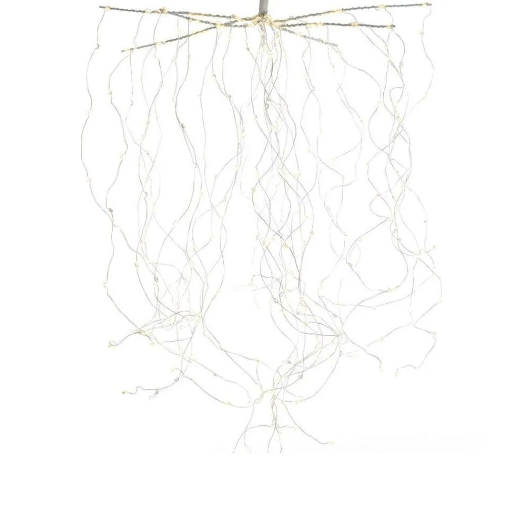 RETIF Cascade Fil Argent 1152 Leds Blanc Chaud H 220 Cm Best Sale