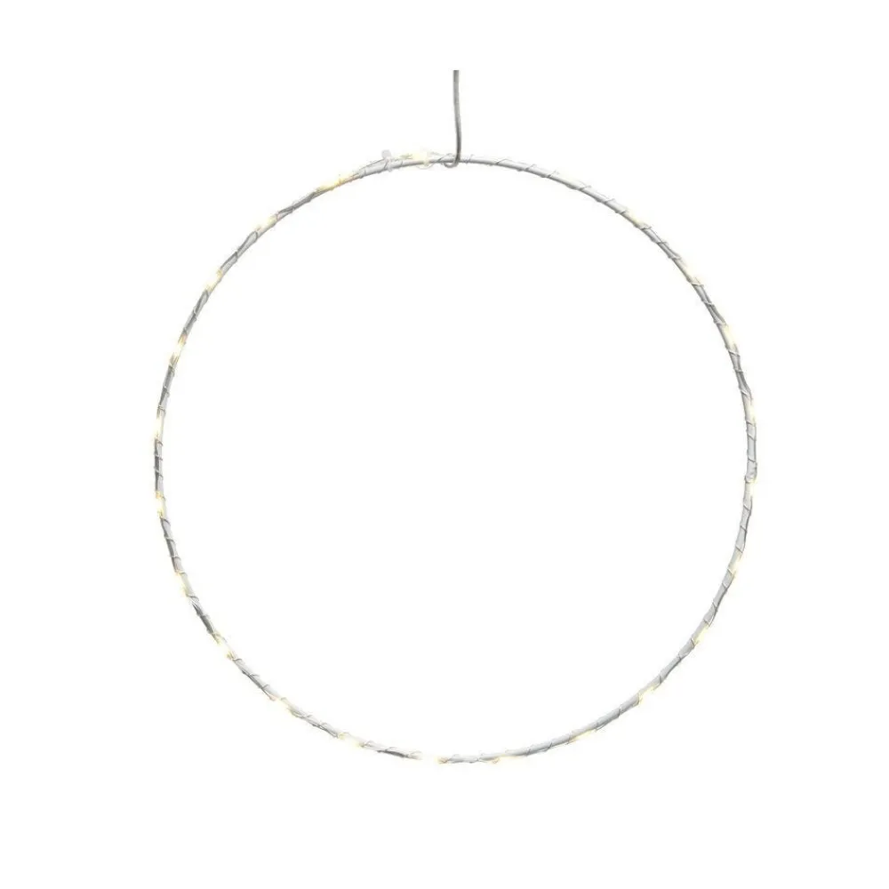 RETIF Cercle Cadre Blanc D.50Cm 60 Microleds Blanc Chaud Outlet