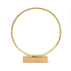 RETIF Cercle Or Lumineux Sur Socle L 40 X P 6 X H 44 Cm Cheap