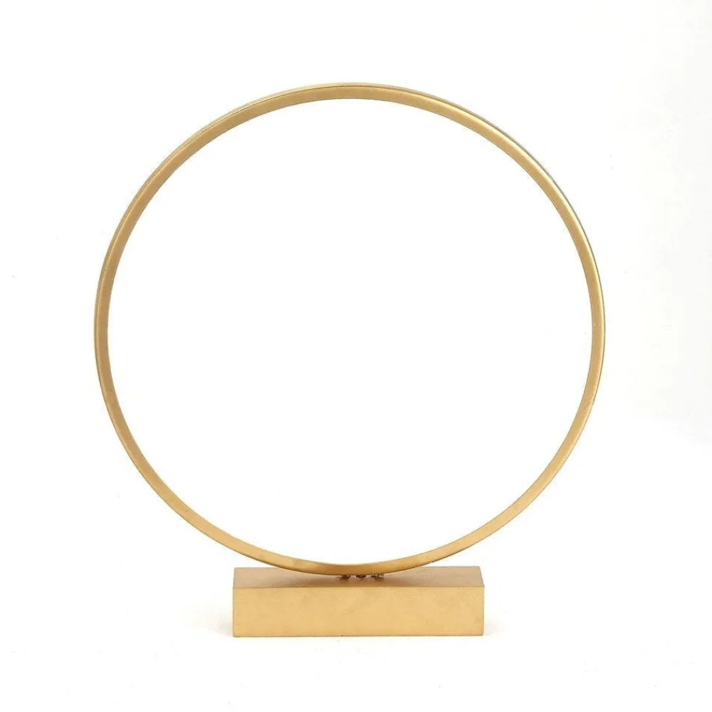 RETIF Cercle Or Lumineux Sur Socle L 40 X P 6 X H 44 Cm Cheap