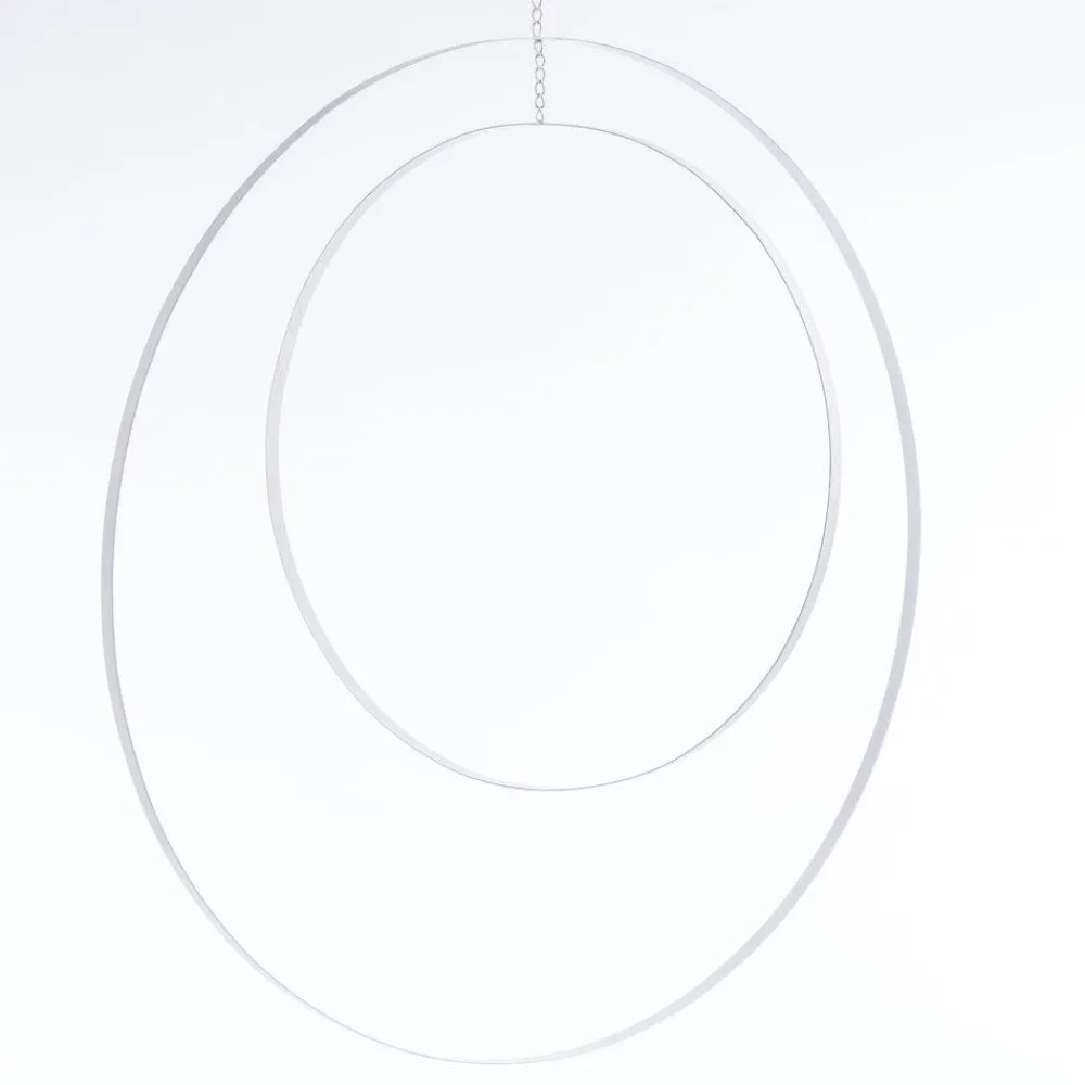 RETIF Cercles Metal Blanc O 91 + O 61Cm Flash Sale