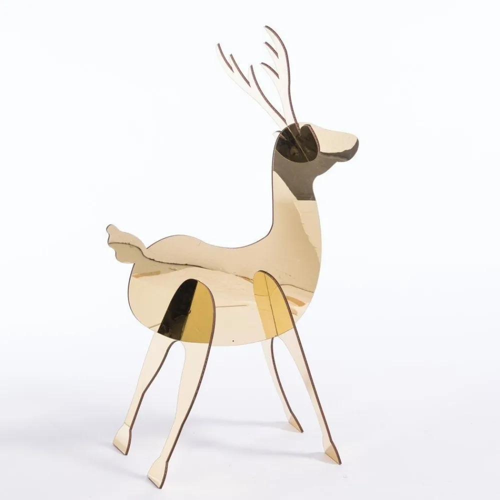 RETIF Cerf Or 3D 64X36X78Cm Cheap