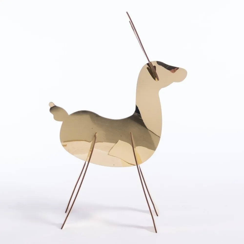 RETIF Cerf Or 3D 64X36X78Cm Cheap