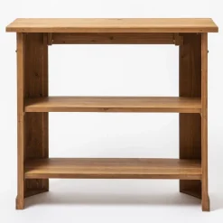 RETIF Cheminee Console En Bois Avec Etageres Amovibles L 90 X P 30 X H 80 Cm Outlet
