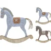 RETIF Cheval Bois Et Feutrine H30Cm 2 Coloris Possibles Gris/Brun Cheap