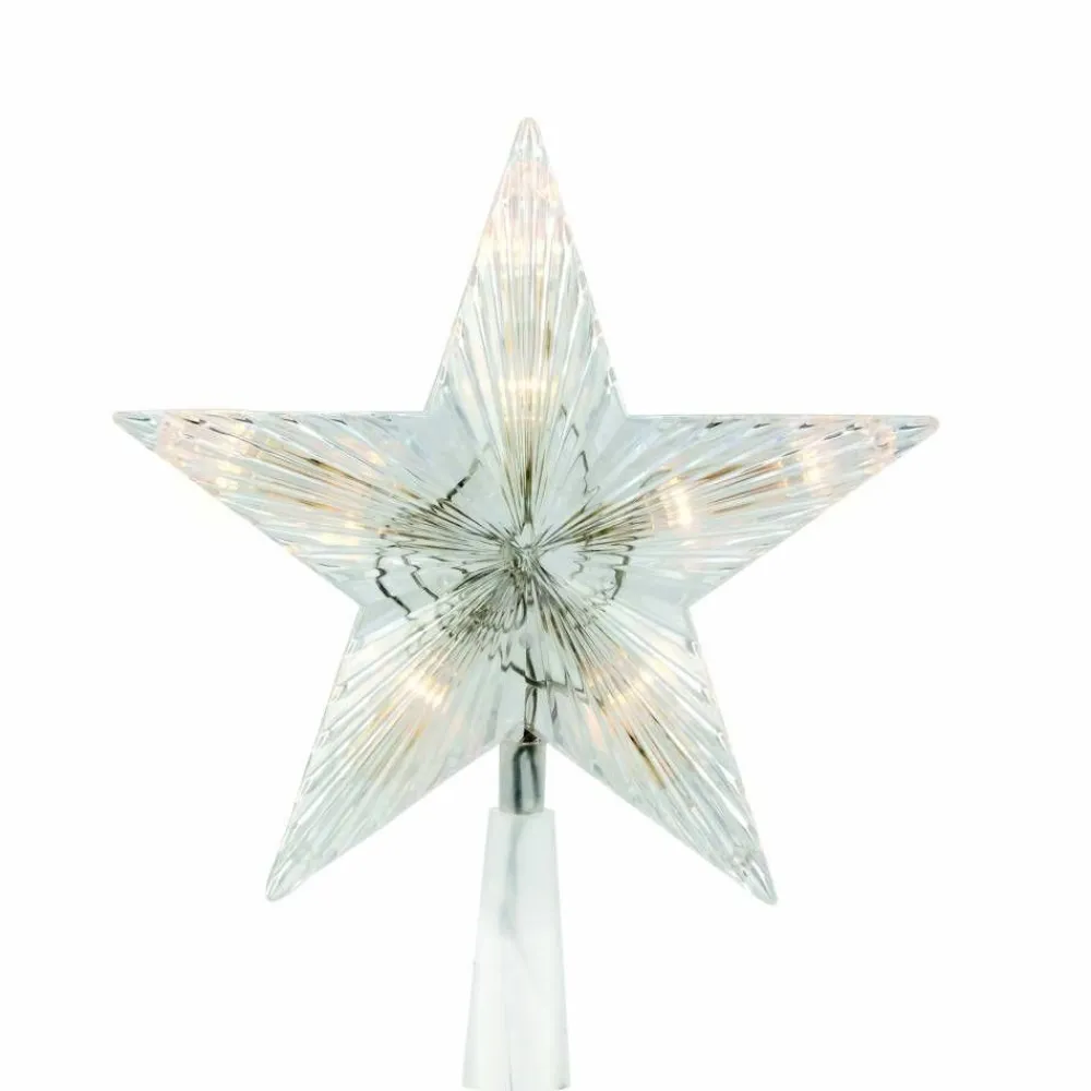 RETIF Cimier Etoile Led Blanc Chaud & Flash - 20 Cm New
