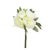 RETIF Compo Artificielle De 3 Roses Blanches Dans 3 Vases En Verre Lies Par Une Corde Clearance