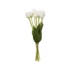 RETIF Compo Artificielle De 3 Roses Blanches Dans 3 Vases En Verre Lies Par Une Corde Online