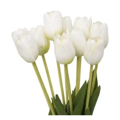 RETIF Compo Artificielle De 3 Roses Blanches Dans 3 Vases En Verre Lies Par Une Corde Online