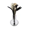 RETIF Composition De Fleurs Sechees Vase En Verre D. 10Xh. 27Cm Clearance