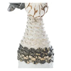 RETIF Composition Florale Artificielle Vase En Osier H50Cm Fashion