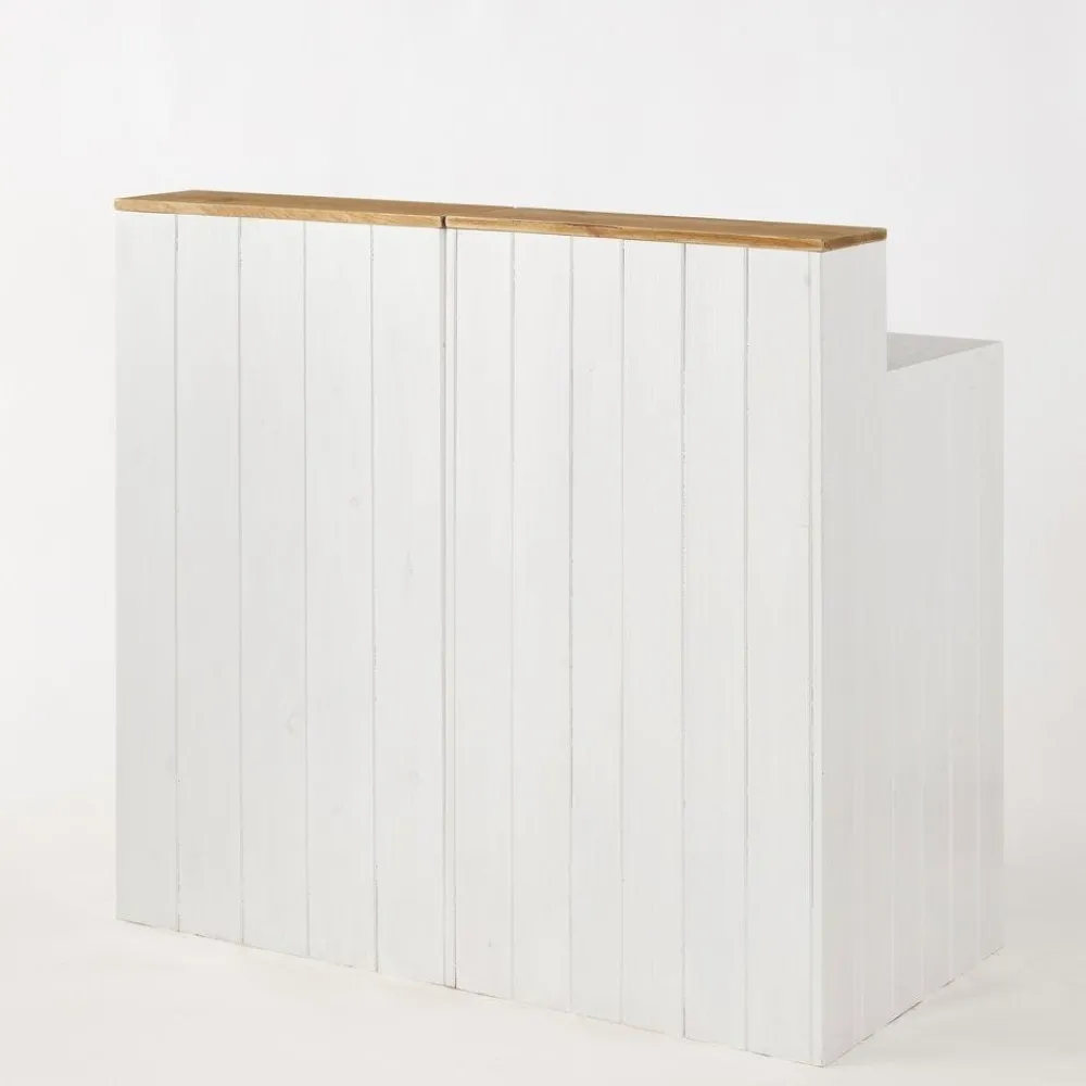 RETIF Comptoir Bois Blanc Tablette Nature L60 X P60 X H110 Cm Cheap