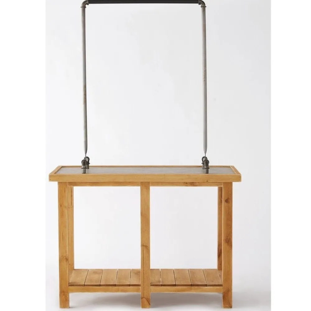 RETIF Console Presentoir Authentique L119 X P50 X H205 Cm, 100Kg Supportes Sur Barre Discount