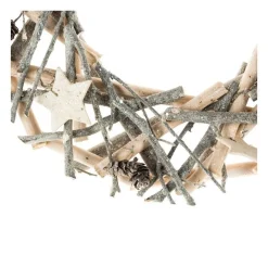 RETIF Couronne De Noel En Bois Avec Branches Et Deco Terre Sauvage Store