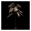 RETIF Deco De Noel Arbre Lumineux Palmier Feuilles Dorees 120 Led Blanc Chaud H120Cm Shop