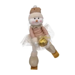 RETIF Deco De Noel Bonhomme De Neige Avec Tutu Et Patins H40Cm Shop