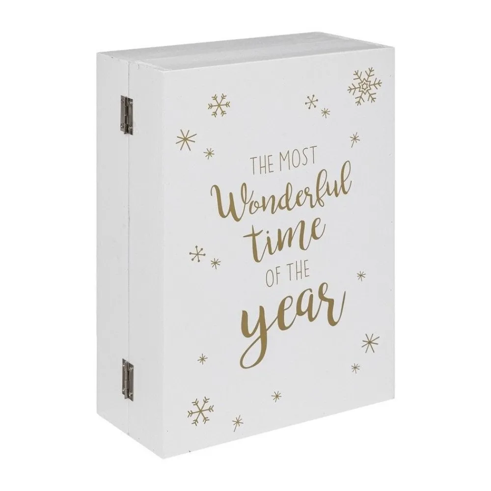 RETIF Deco De Noel Calendrier De L'Avent Laponie En Bois 42X30Cm Sale