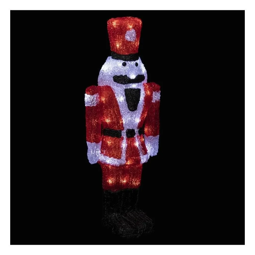RETIF Deco De Noel Casse Noisette Lumineux 60 Led Blanc 8 Jeux De Lumiere H56Cm Clearance