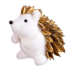 RETIF Deco De Noel Herisson En Ecorces Pailletees H19Cm Cheap