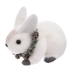 RETIF Deco De Noel Lapin Avec Couronne Decoree 14X16.8Cm Store