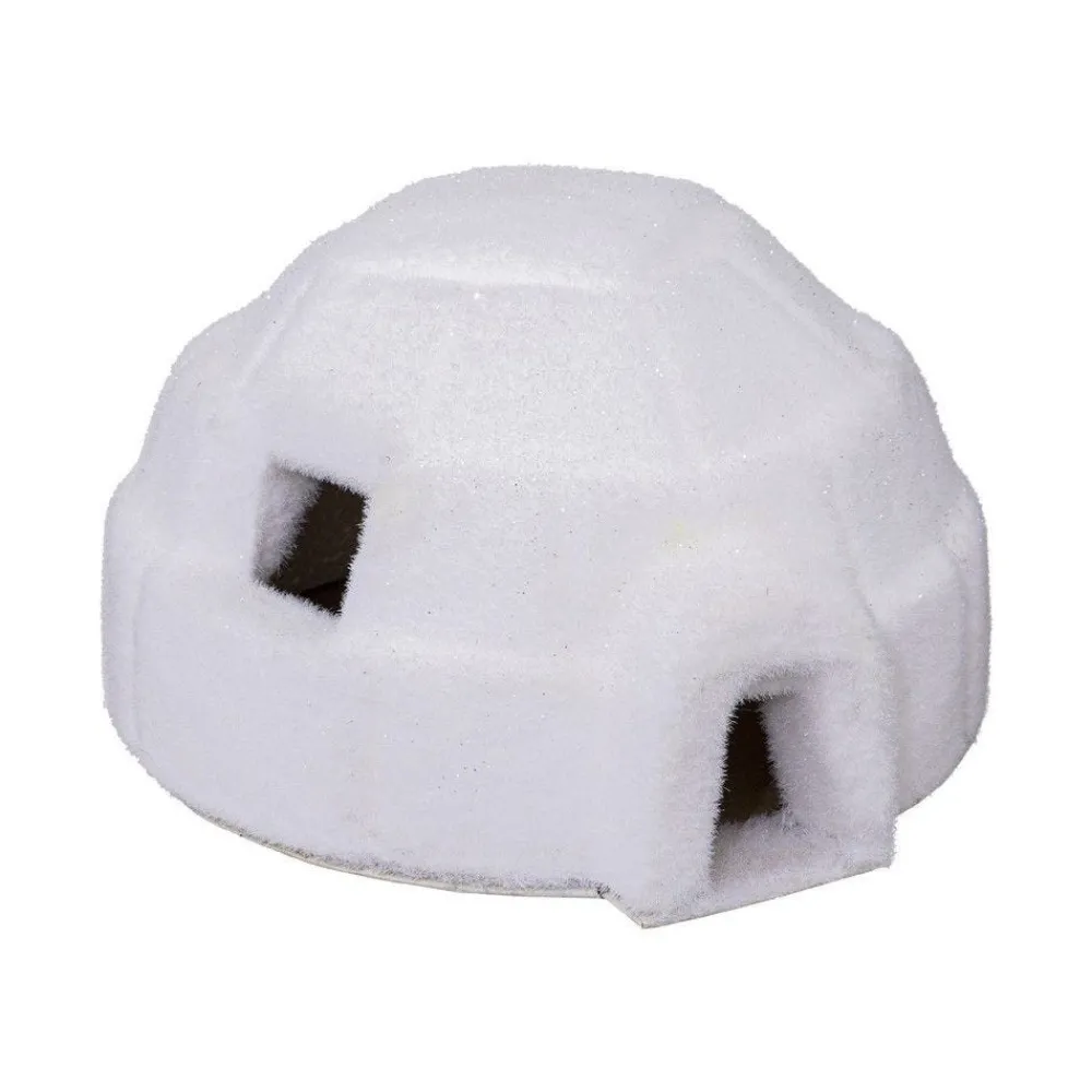 RETIF Deco De Noel Maison Igloo Blanc Paillete 29X31Cm Hot