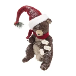 RETIF Deco De Noel Ours Brun Marshmallow H38Cm Hot