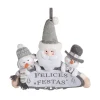 RETIF Deco De Noel Pancarte Joyeuses Fetes Avec 3 Peluches H38Cm Fashion