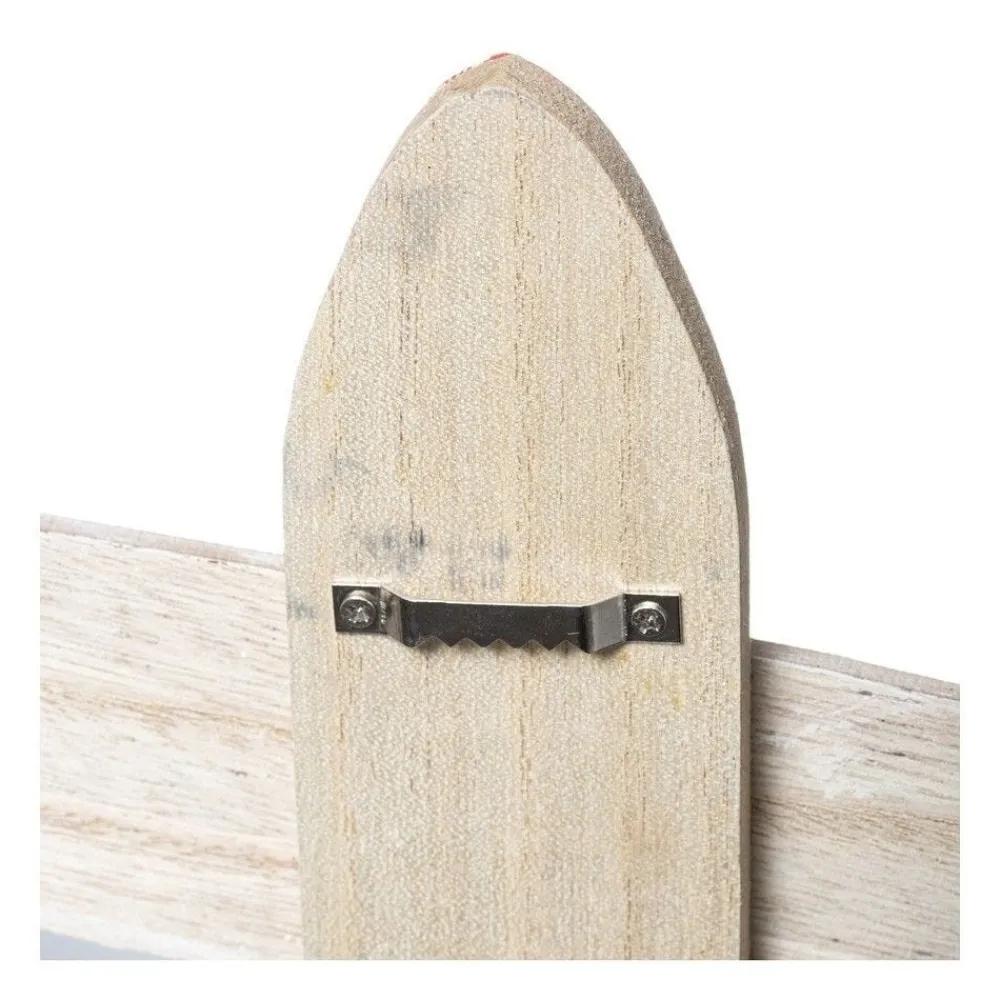 RETIF Deco De Noel Pancarte Ski En Bois A Suspendre H102Cm New