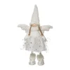 RETIF Deco De Noel Poupee Ange Blanc En Jupe Etoilee Et Bonnet H42Cm Online
