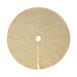 RETIF Deco De Noel Tapis Pour Pied De Sapin Dore Et Paillete O90Cm Hot