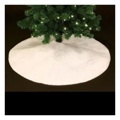 RETIF Deco De Noel Tapis Pour Pied De Sapin Blanc Neige O100Cm Cheap