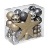 RETIF Deco De Sapin De Noel Kit 44 Pieces Boule Guirlande Et Cimier Multicolore New