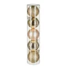 RETIF Deco De Sapin Lot De 5 Boules De Noel O5Cm Or Et Champagne Best