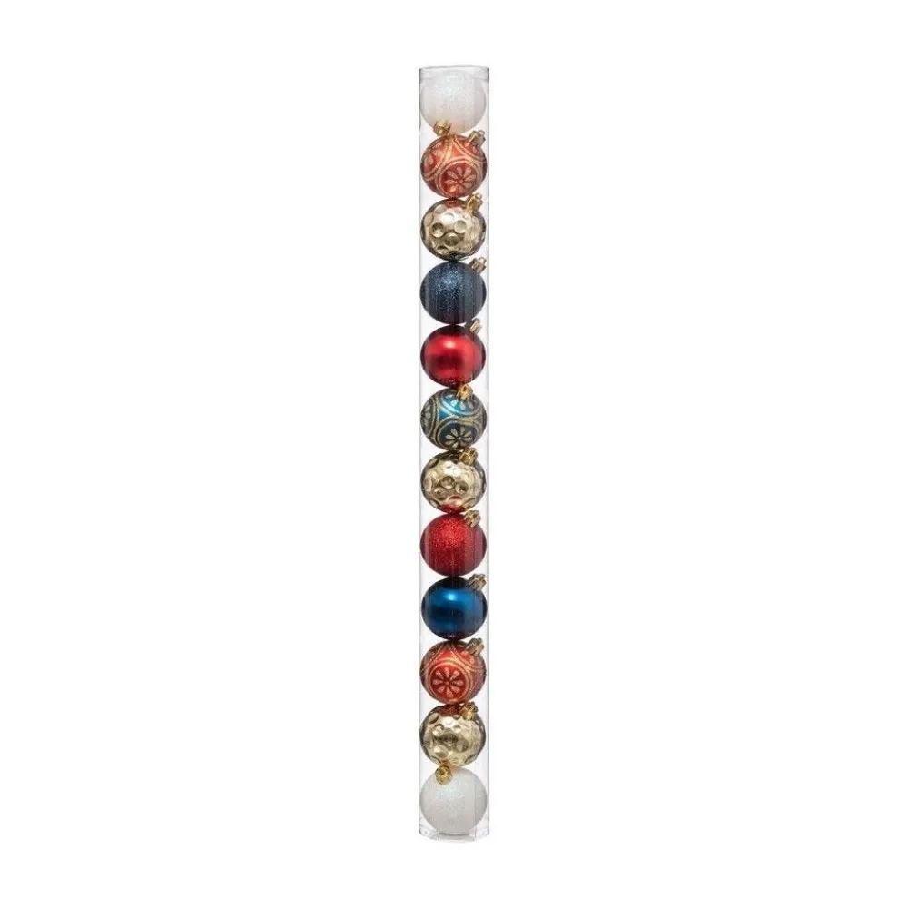 RETIF Deco De Sapin Lot De 12 Boules De Noel O6Cm Multicolore Discount